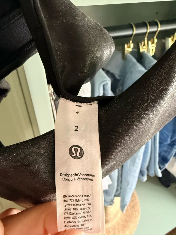 Lululemon Leather Bralette - Image 2
