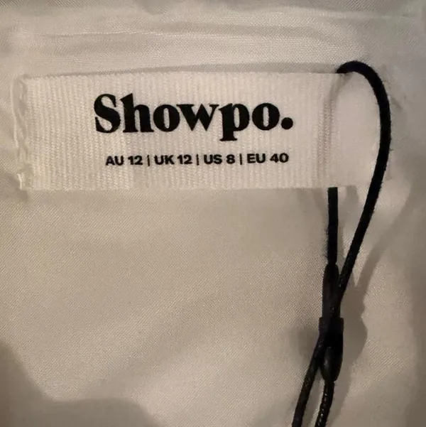 Showpo Eloise Playsuit white womens size 8 NWT - Image 5