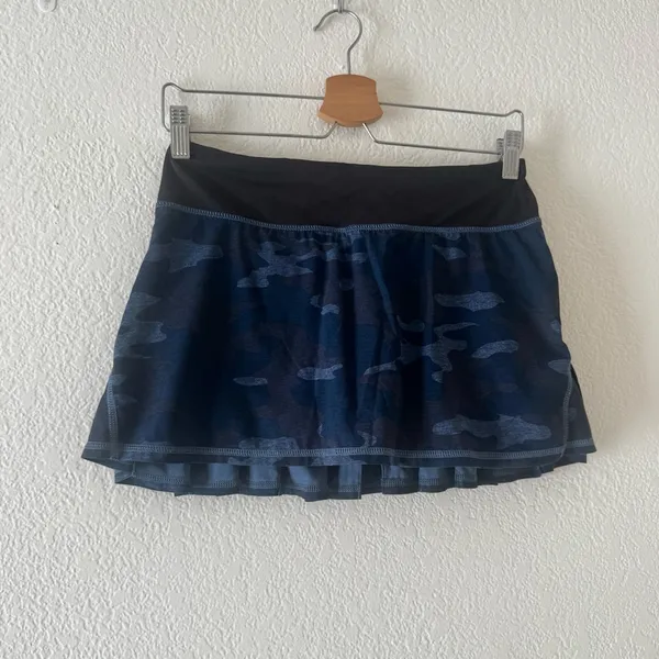 Lululemon Run Pace Setter Skirt blue Lotus Camo - Image 6