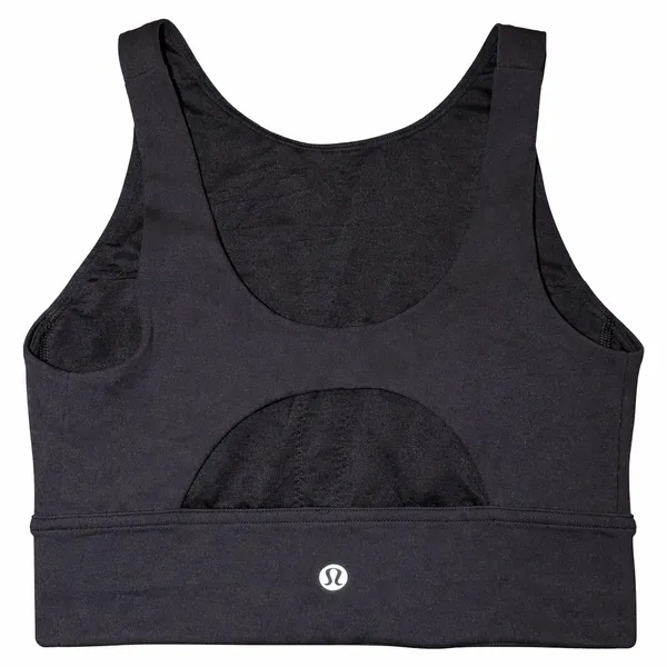 lululemon athletica Black Scoop-Neck Performance Sports Bra - Image 2
