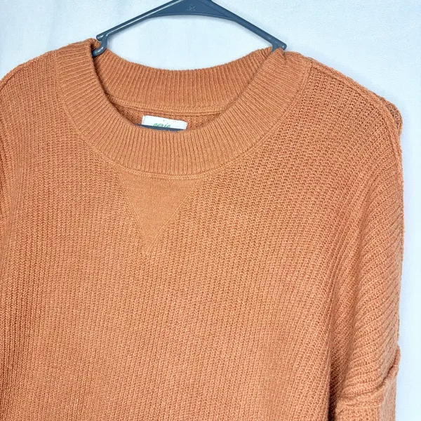 Aerie Burnt Orange Crew Neck Sweater - Image 5