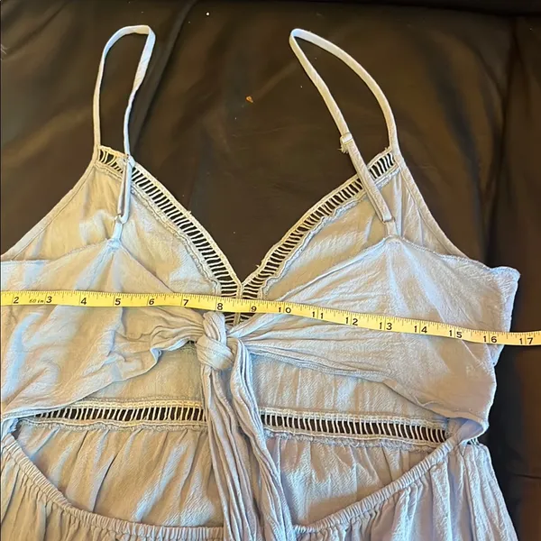 Cider Light Blue Backless Dress - Image 6