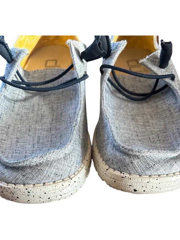 Hey Dude Shoes Women Size 8 Wendy White & Blue - Image 2
