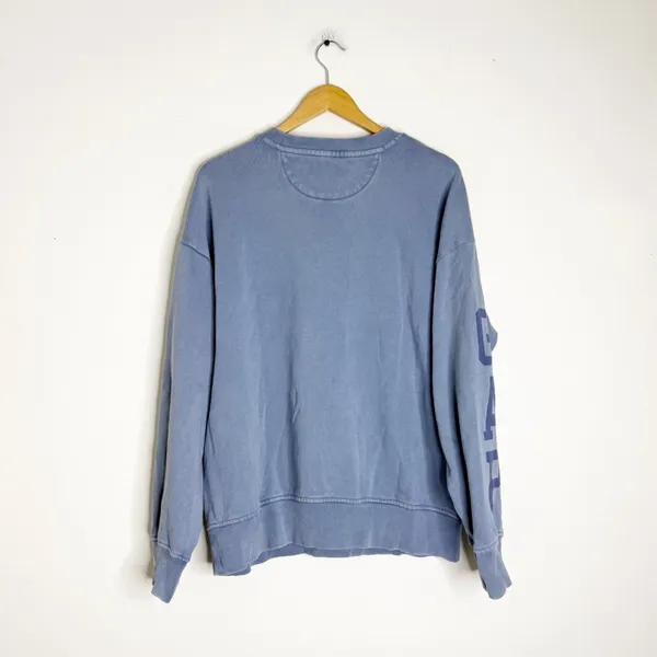GAP x Disney Donald Duck Crewneck Sweatshirt Blue Size Medium - Image 5