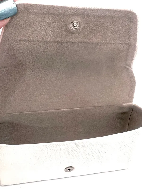 Michael Kors White Eyeglass Case - Image 7