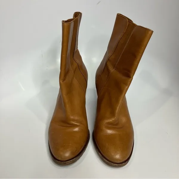 Cole Haan caramel leather pull on boots‎ size 6.5 - Image 2