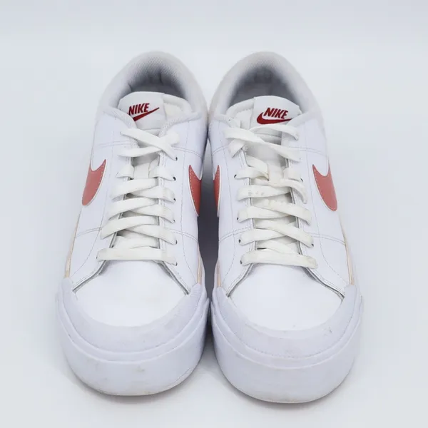 Nike Court Legacy Lift White Cedar Pink Platform Sneakers FQ8782-100 Women's 9.5 - Image 2