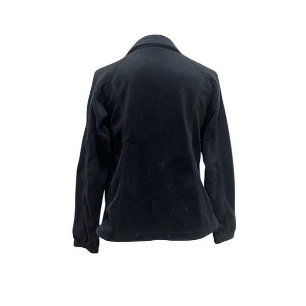Columbia Women's Black Fleece Jacket Size M Full Zip Casual - Image 2
