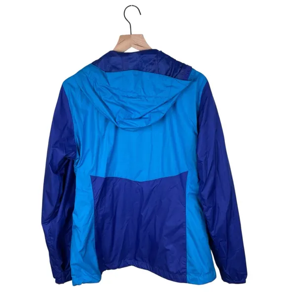 Columbia Women's Omni-Shield Rain Jacket Windbreaker Size XL Blue Colorblock - Image 2