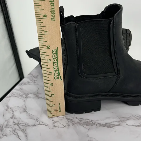 Rocket Dog Iggie Black Chelsea Boot Pull On Chunky Sole Size 8 Goth Punk Cushion - Image 8
