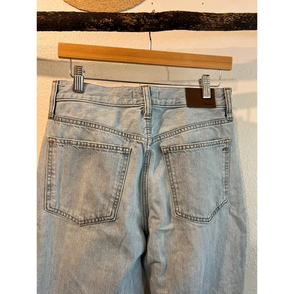 Madewell Light Wash Curvy The Perfect Vintage Straight Leg Jean Size 28 - Image 5