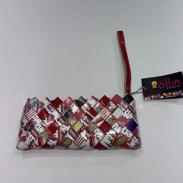 Vintage 90s Y2K Twizzler Cherry Berry Strawberry Candy Wrapper‎ Zip Purse NWT - Image 5