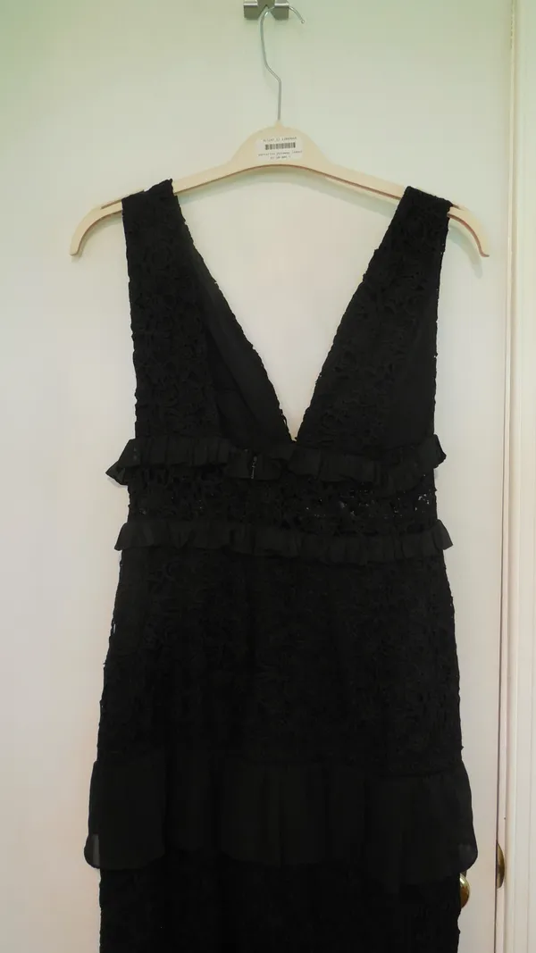 Prom Formal Dress Black Lace Dress - Image 2
