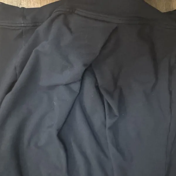 Lululemon Sweatshirt Womens Size 6 Navy‎ Cowl Neck Drawstring Athleisure Cozy - Image 7