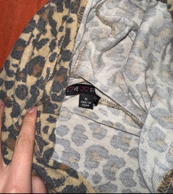 Leopard Hoodie Multi Size M - Image 2