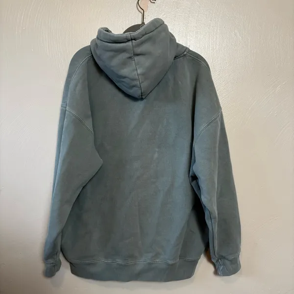 Brandy Melville Women’s Hoodie Jacket Full Zip Heavyweight Light Green One‎ Size - Image 5
