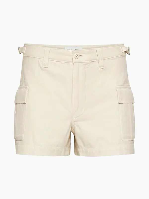 Aritzia TNA Supply Cargo Shorts Gd Birch summer hiking casual minimalist size 2 - Image 7