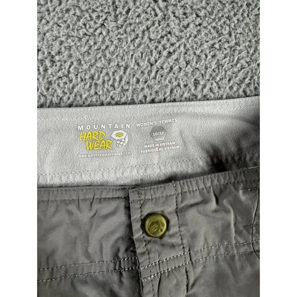 Mountain Hardwear Cargo Pants Women 10/32 Mid Rise Nylon Cinch‎ Outdoor Hiking - Image 6