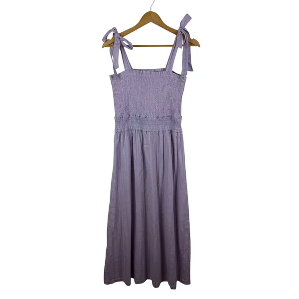 NWT Lost + Wander Angel in Disguise Maxi‎ Dress Medium Lavender Smocked Cottage - Image 2