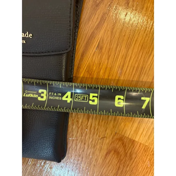 NWT Kate Spade Silvia North South Flip Crossbody‎ Black - Image 6