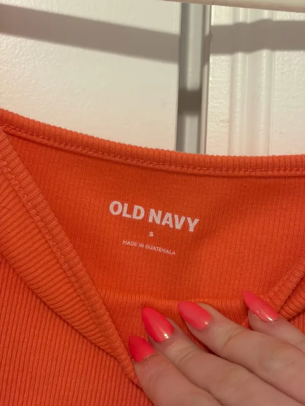 Orange Old Navy tank top - Image 3