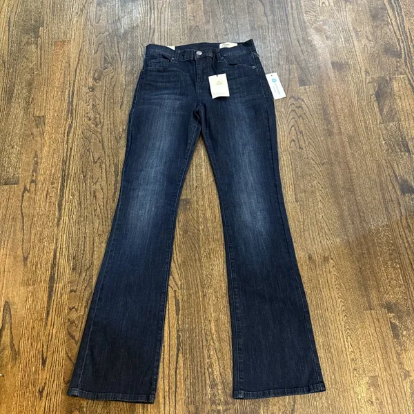 Cosmic Blue Love Stitch Fix Mid Rise Flare Jean Blue Denim Size 28 Stretch‎ - Image 2