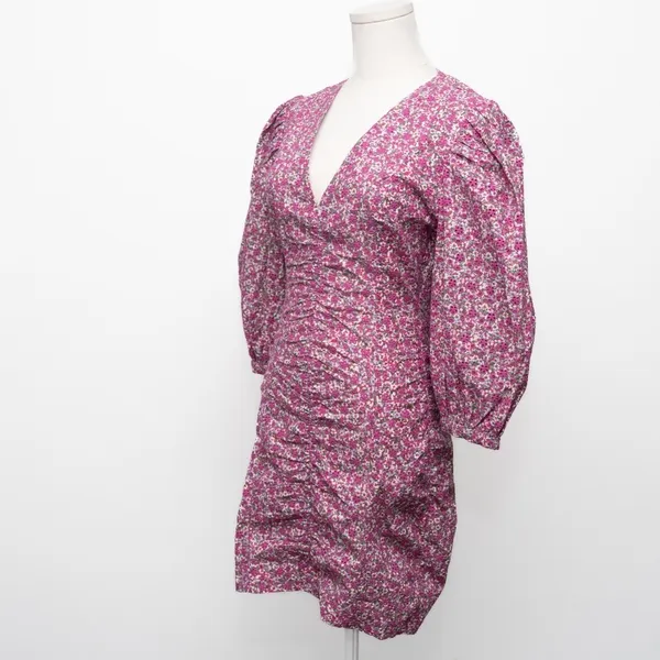 Maje‎ Floral Embroidered Puff Sleeve Dress - Image 10