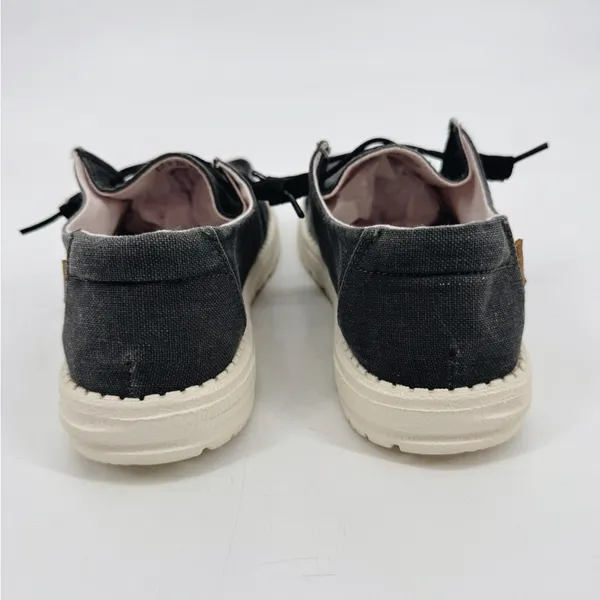 Hey Dude Shoes Womens Wendy Slip-On Shoes Chambray Off Black‎ Size 8 - Image 4