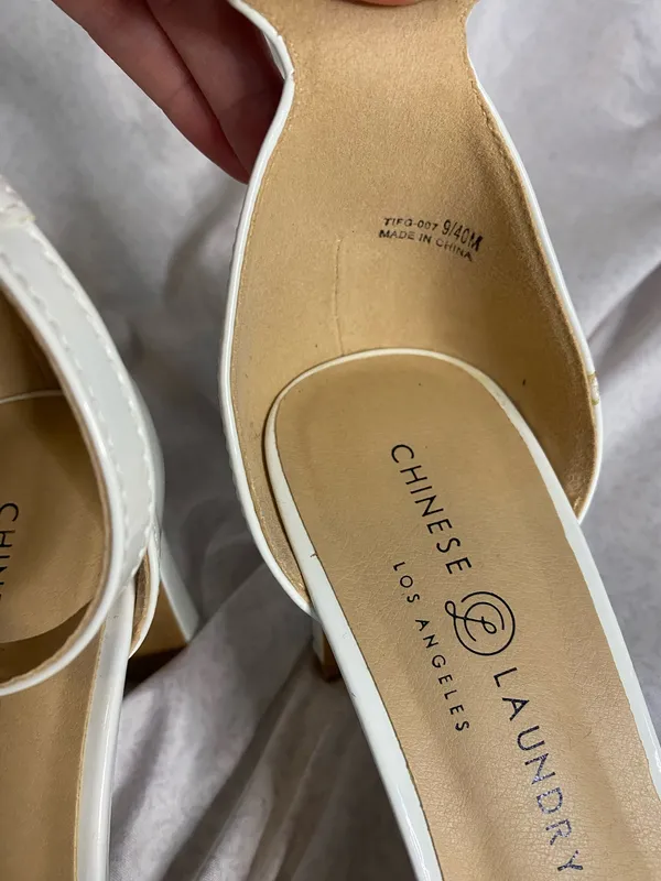 Chinese Laundry white high heels  - Image 3