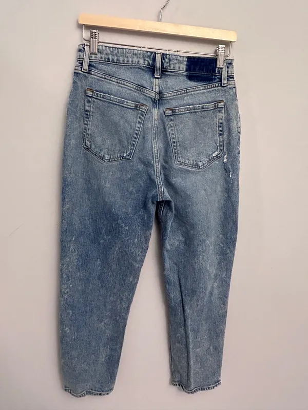 Abercrombie & Fitch Light Blue The Dad High Rise Curvy Love Jeans 28 - Image 2