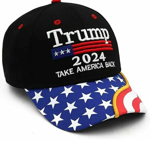 The Great New Donald Trump 2024 Hat Make America Great Again MAGA Flag Ball Cap Hat - Image 3
