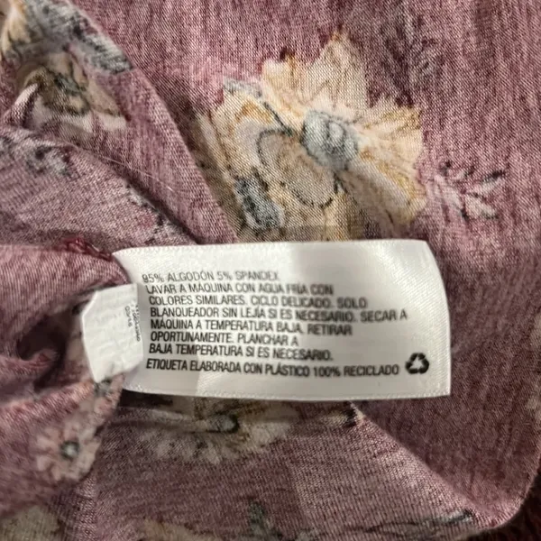 Wild Fable Burgundy Floral Mini Dress Small - Image 6