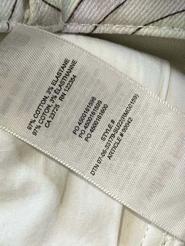 Wilfred Free Aritzia Melina Pant High Rise Straight Leg Swirl Print Twill Sz 6 - Image 5