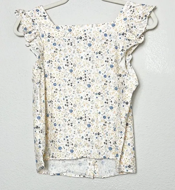 Madewell New Floral Top - Image 3