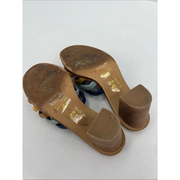 Madewell Multicolor Strappy Block Heel Mules - Image 7