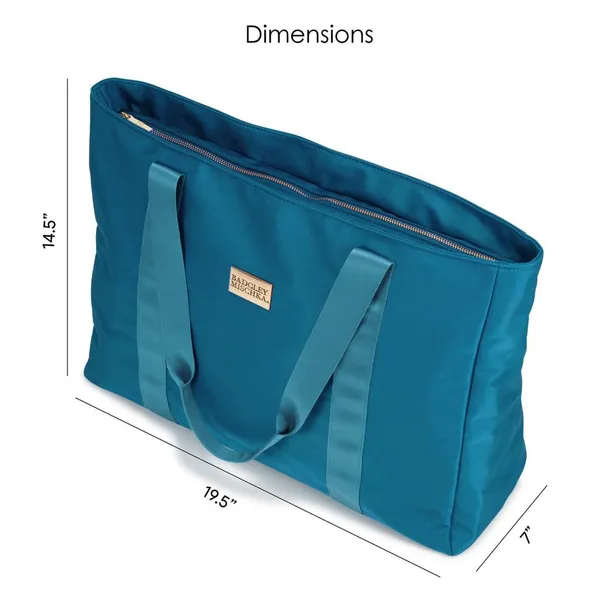 NWT Badgley Mischka Bag Lightweight Packable Travel Tote Bag Aqua Blue One Size - Image 7