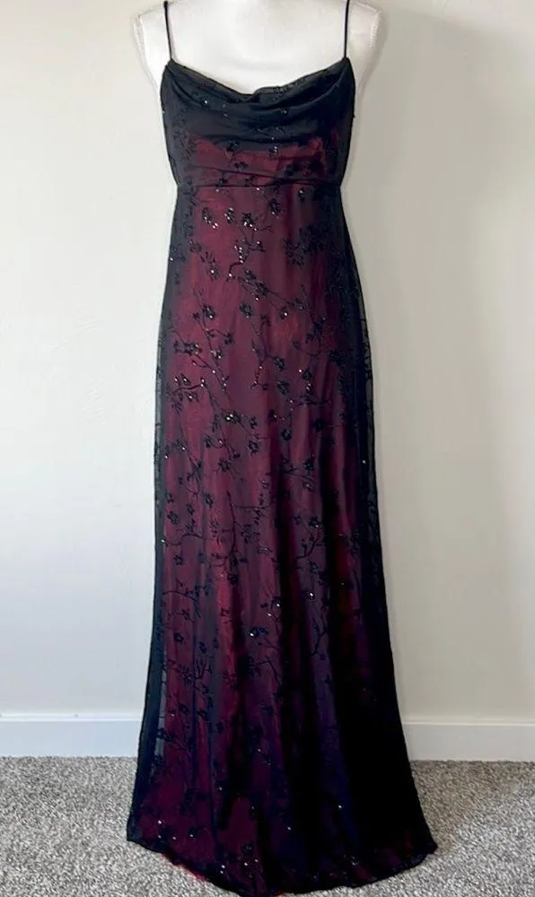 Vintage Gothic Gown Black Size 8 - Image 4