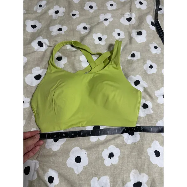 Lululemon Lime Green Sports Bra - Image 2