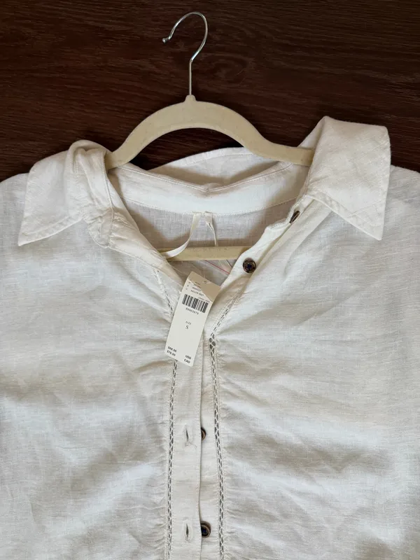 Anthropologie Matching Linen Set Small - Image 7