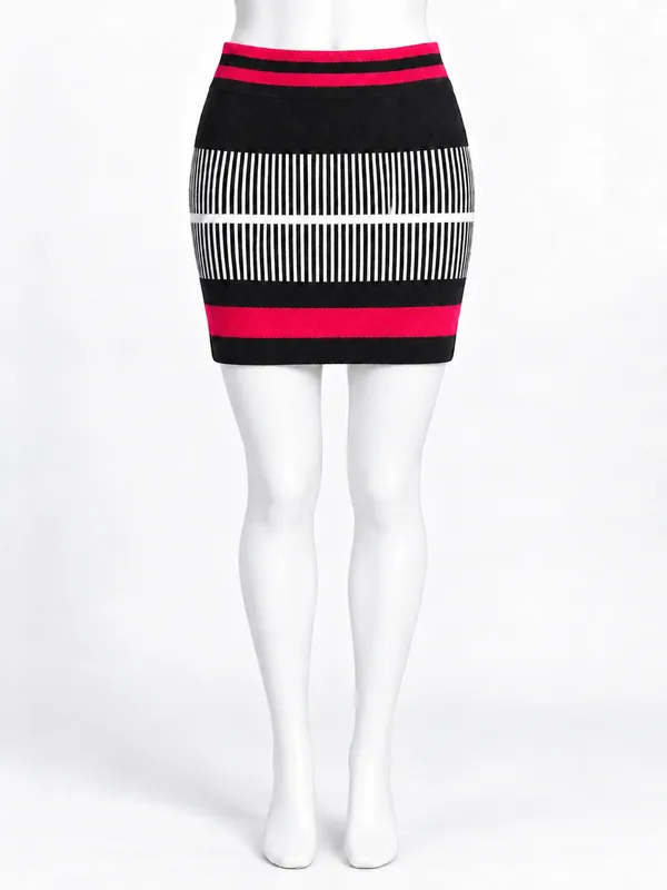 Title: NWT SEEK The Label Striped Knit Mini Skirt S - Image 10