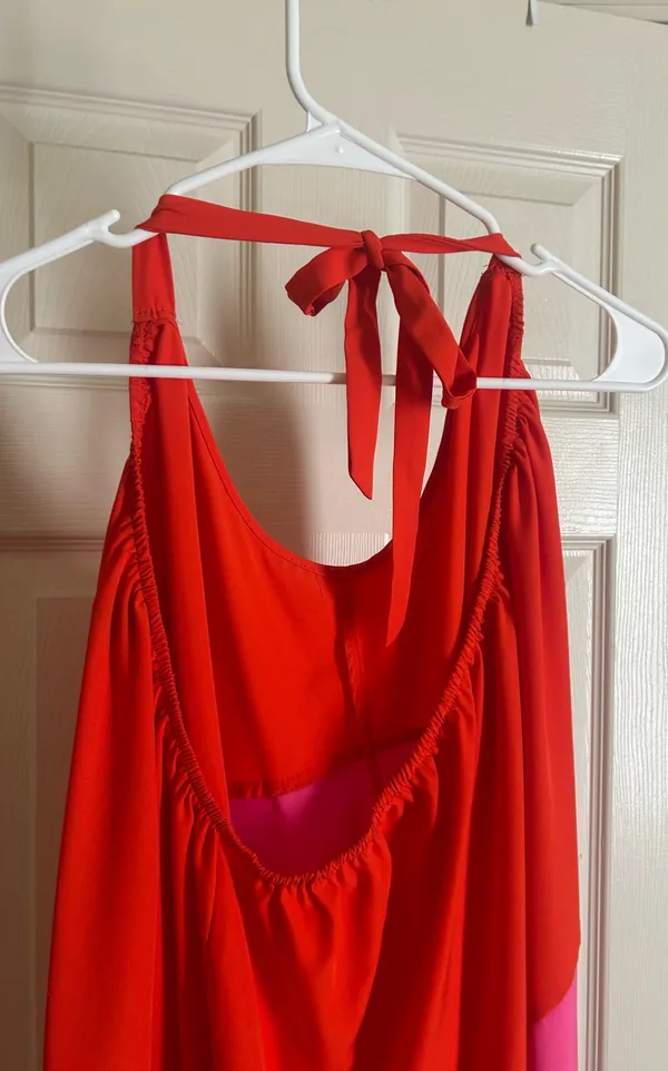 Backless Dress Red Size L - Image 2