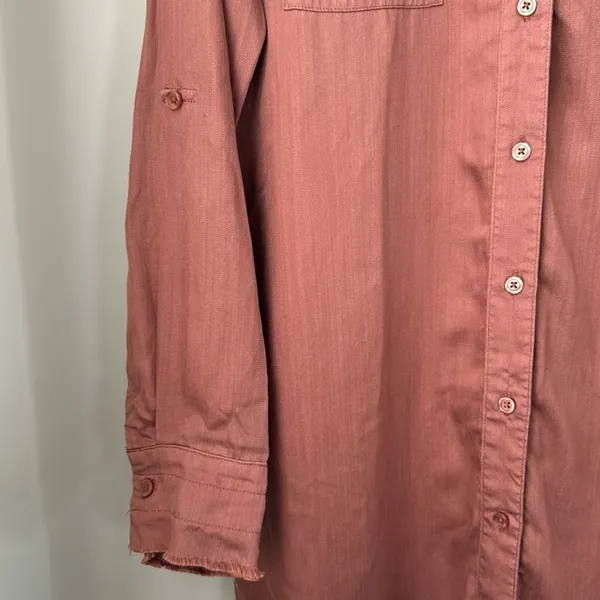 Dear John Denim Wistful Mauve Long Sleeve Button Avery Dress - Image 4