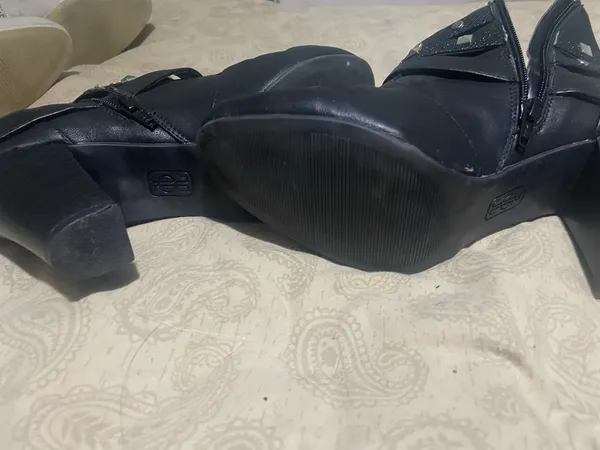 Ankle boots- Jennifer Lopez- Black - Size 8 - Image 5