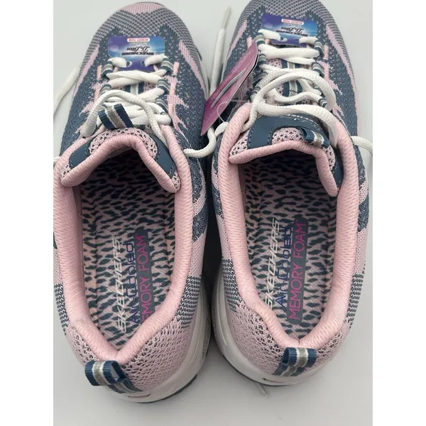 Skechers D'Lites Women Navy Pink Running Walking Sneakers Women’s 8 SN 11955 New - Image 2