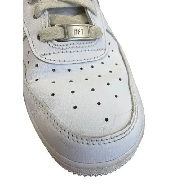 Nike Air Force 1 07 OG triple white womans sneakers Shoes size 7 SKU 8425 - Image 14