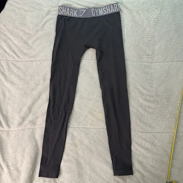 Gymshark Leggings Womens‎ Small Black High Waist Gym Athletic - Image 3