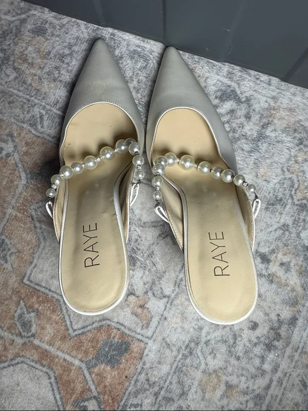 REVOLVE Reception Heel in Ivory-
RAYE - Image 5