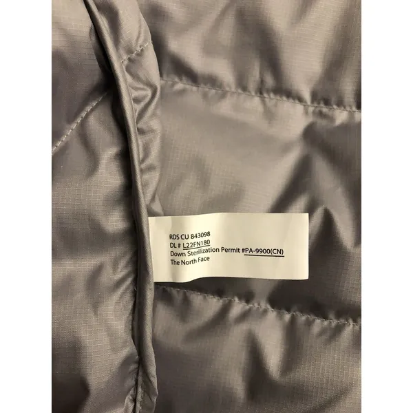 The North Face Women Flare 2 II Puffer 550 Down Packable Jacket Grey Large New - Image 4