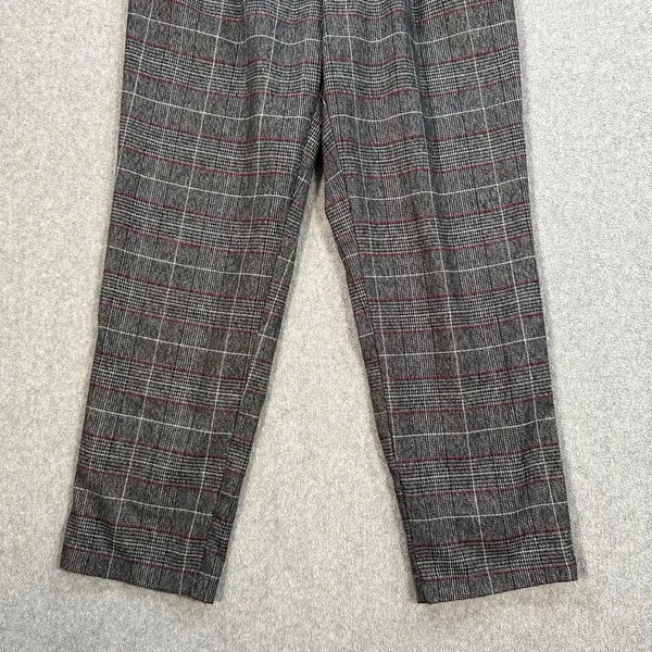 DO + BE Paperbag Waist Trouser Pants Size Small Plaid Straight Leg High Waist - Image 3