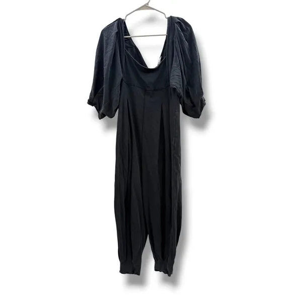 Free People Lotta Love Jumpsuit Womens XS Gray Harem‎ Boho Lounge - Image 2